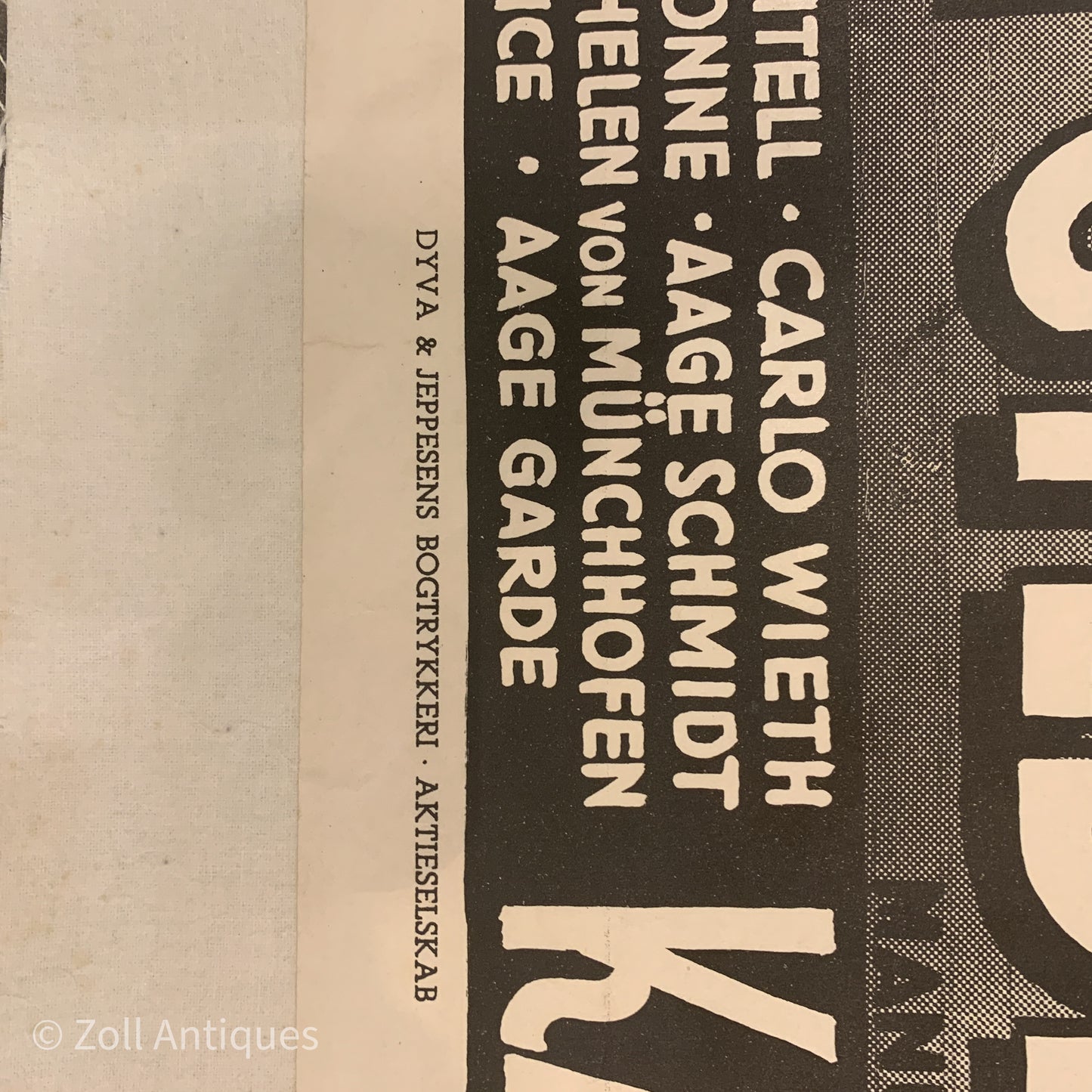 Original dansk Bodil Ipsen film plakat, fra 1930érne.