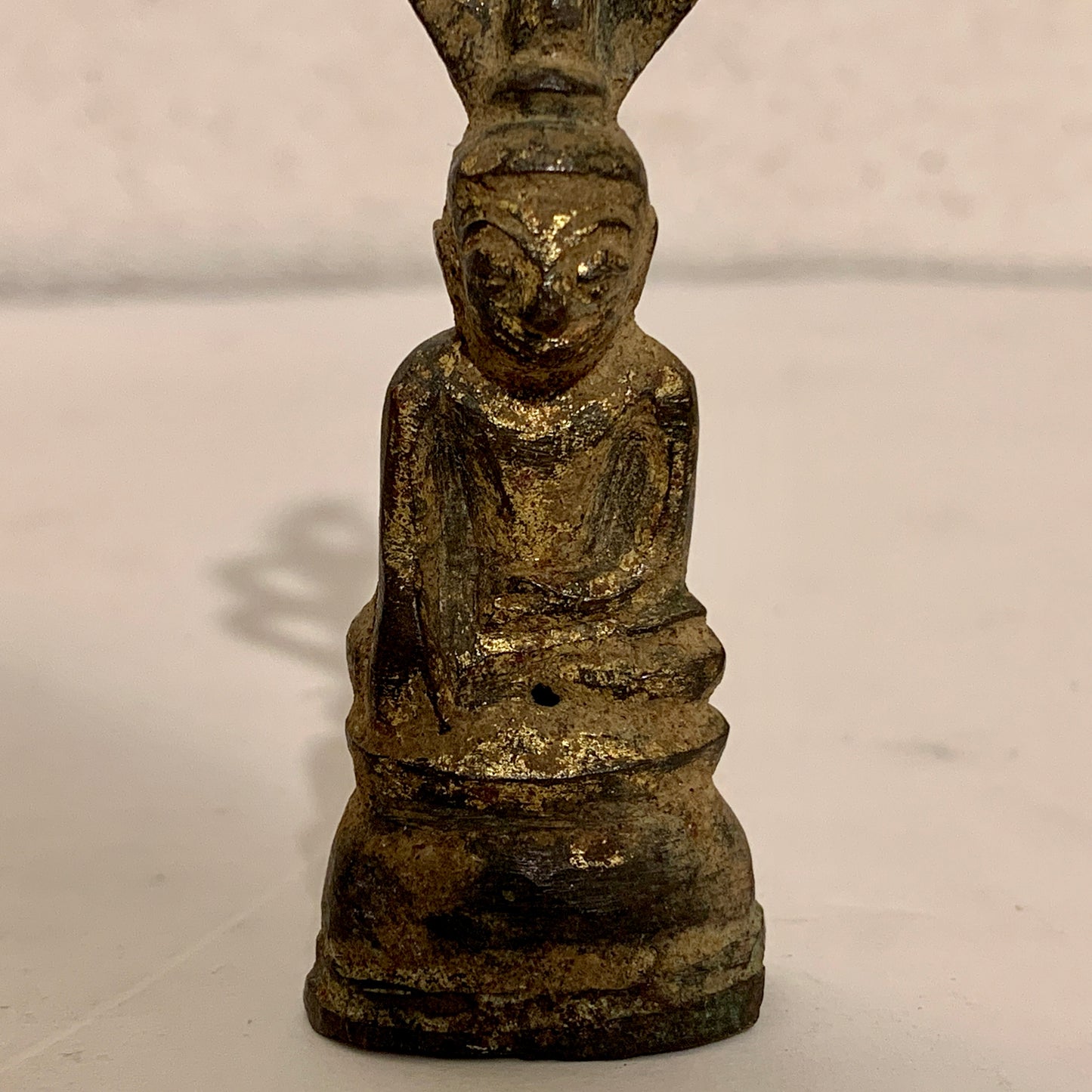 Phra Chian Rung Buddha in gilded bronze, Thailand, from the 19th century