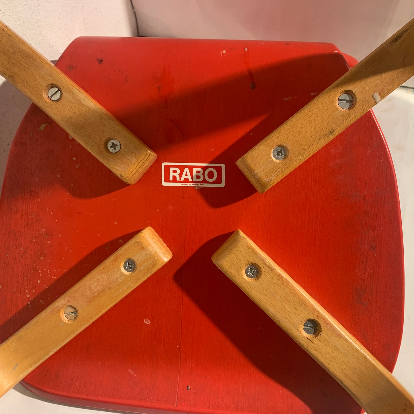 Vintage RABO children's chair, from the 1970s.