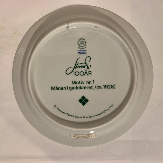 Storm P. 100th anniversary plate, Royal Copenhagen.