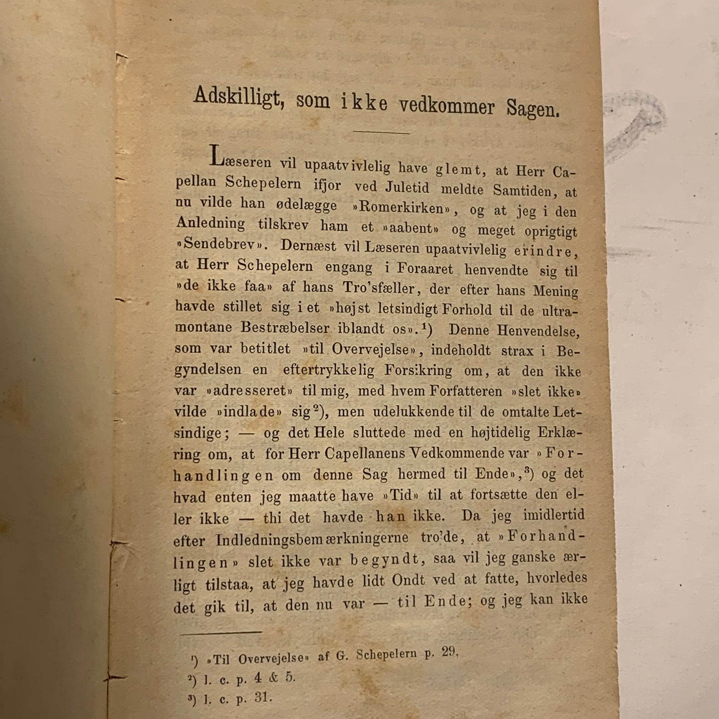 JLGrev Holstein et al. Antiquarian Danish/German collection of Catholic-Protestant debates, from 1845-1872.