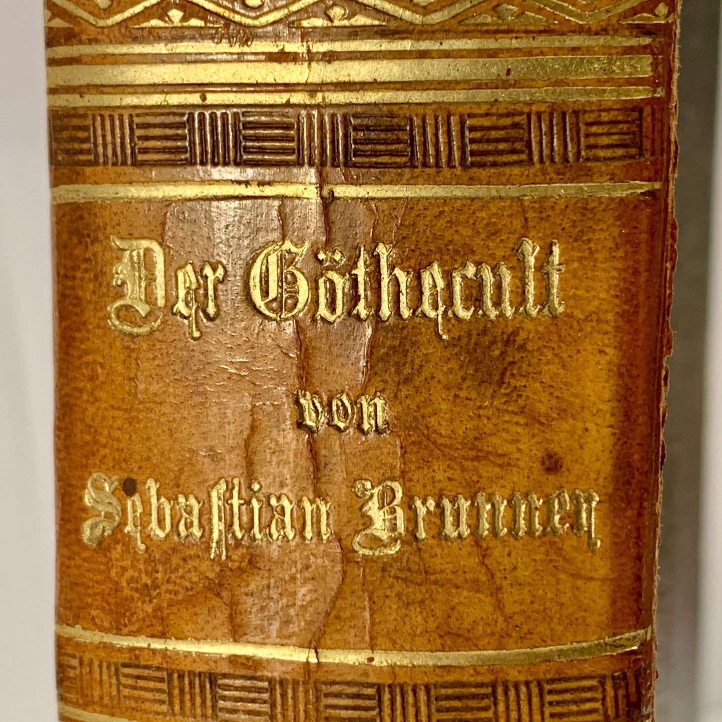 Sebastian Brunner, Der Goethecult.., 1. Udgave, fra 1889. Antikvarisk tysk bog.