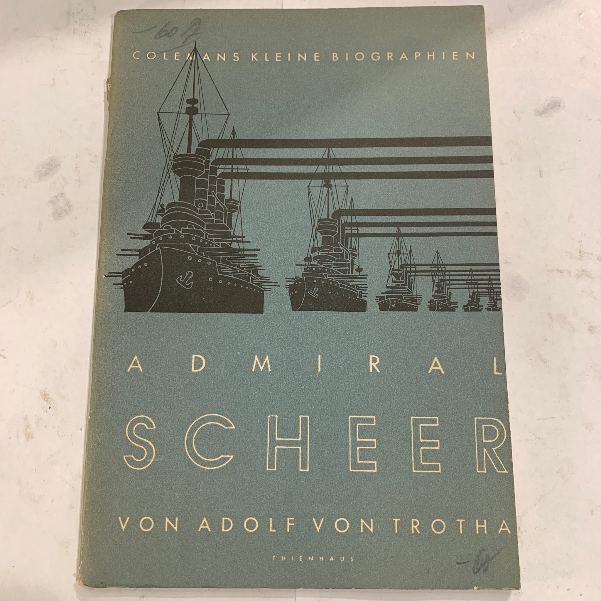 Admiral Scheer von Adolf von Trotha, ældre tysk biografi hæfte, fra 1933.