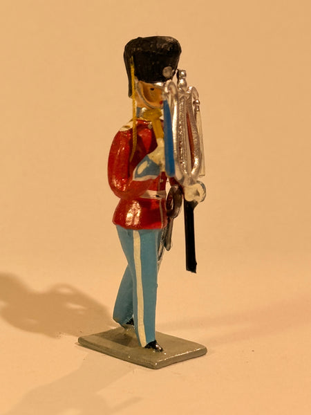 Brigadier Royal Lifeguards tin soldier musician. Lyre.