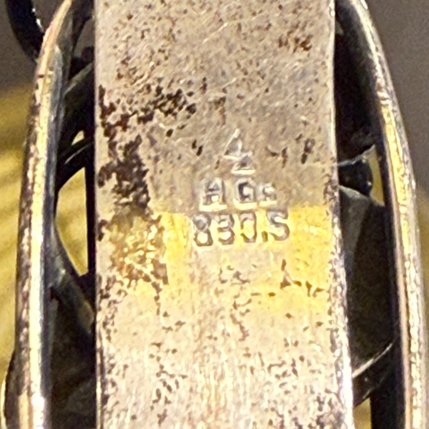 Hugo Grün (1918-1985) sølv skønvirke armbånd.