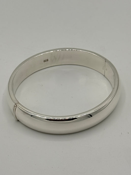 Vintage modernistisk oval Sterlingsølv armring. Fra 1980érne