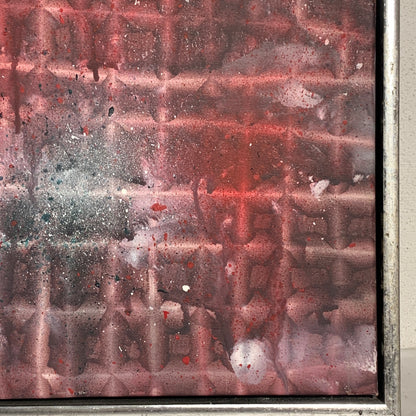 Abstrakt oliemaleri, signeret. Fra 2010.