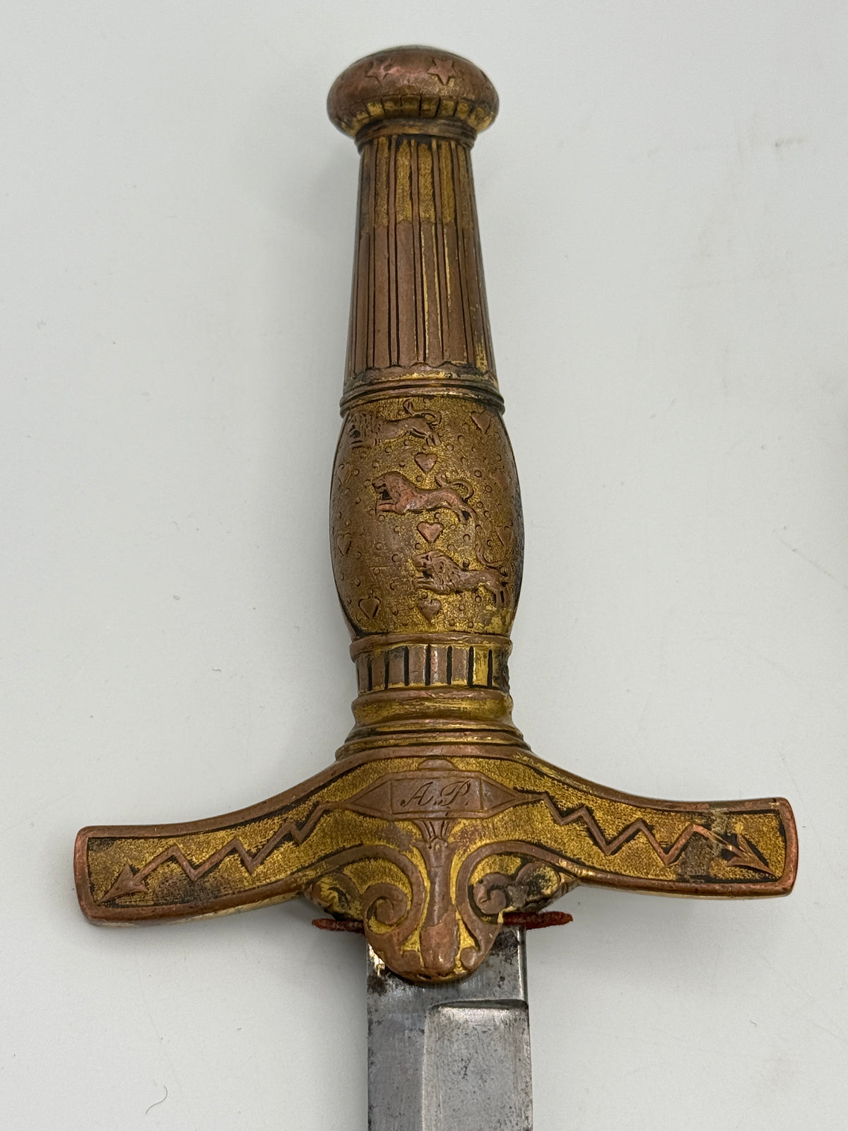 Dansk “Maske” Dolk M/1870. Sjælden