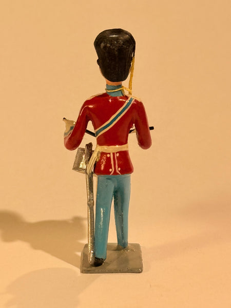 Brigadier Royal Lifeguards tin soldier musician. Snare drum.