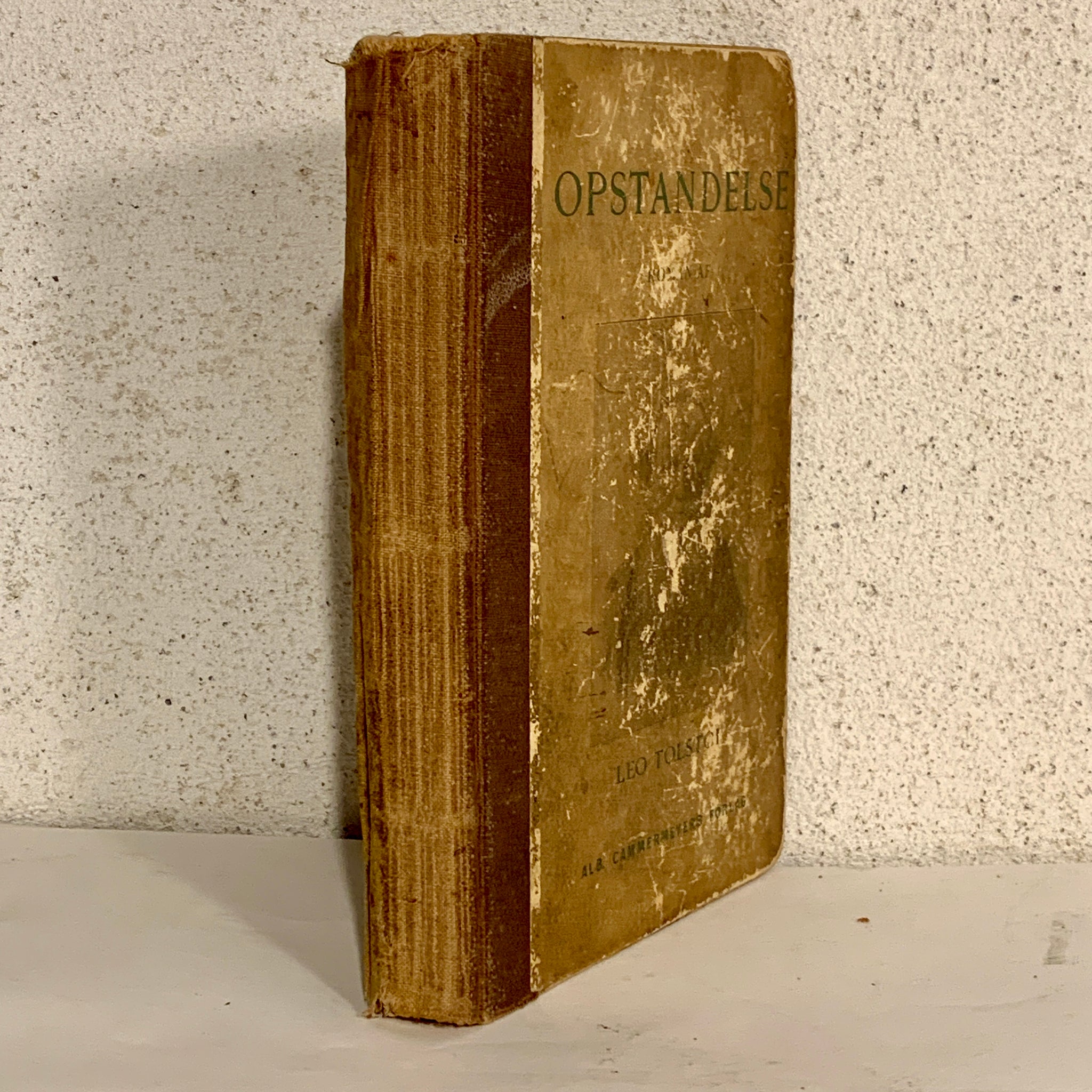 Leo Tolstoy. Opstandelse. Antikvarisk norsk bog. Fra 1900.