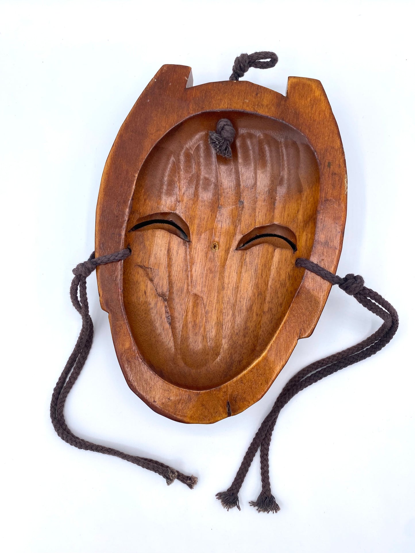 Koreansk Bune Hahoetal-maske. Træ. 20. årh