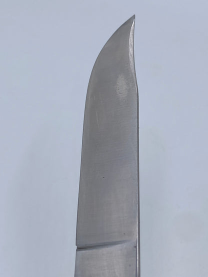 Erling Vangedal kniv med læderskede og strygestål. Danmark