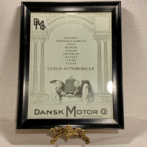 Antik original Automobil reklame, fra 1923.