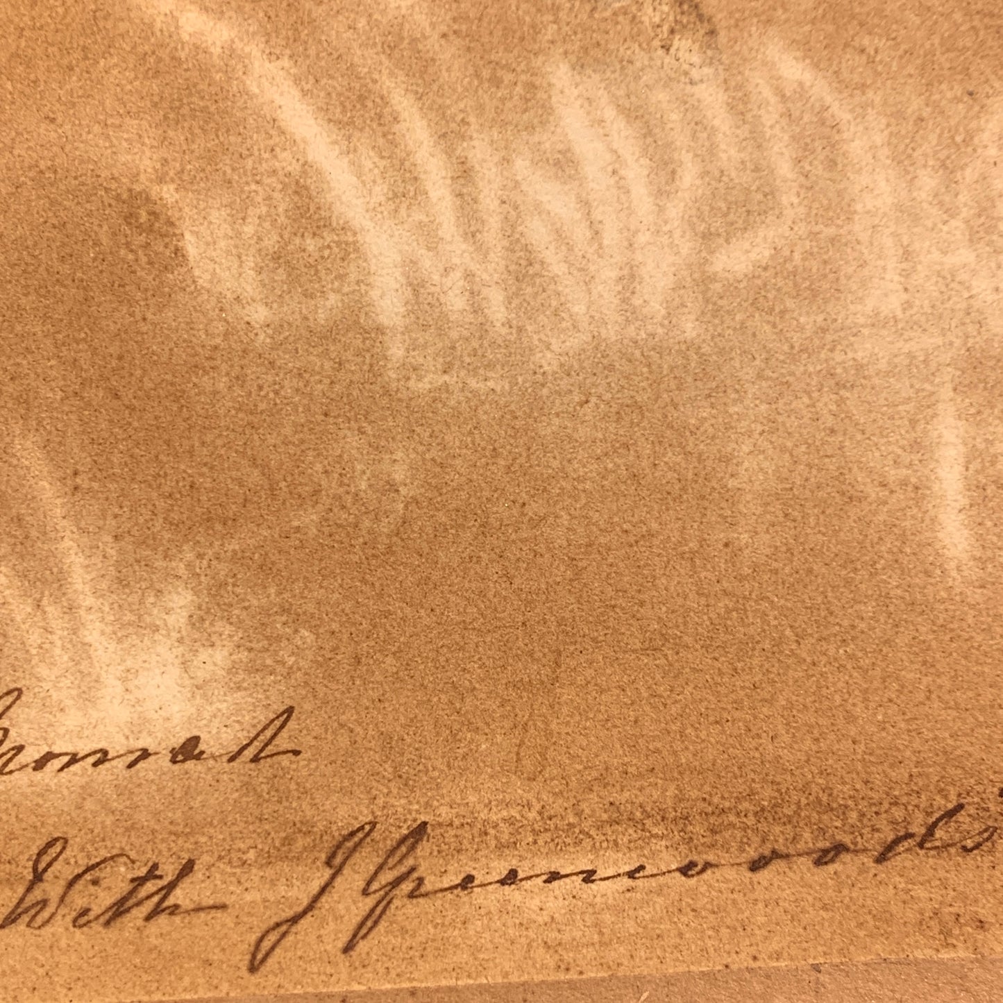 Antik akvarel maleri, USA, fra 1800 tallet