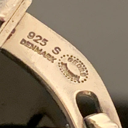 Georg Jensen, sterling sølv manchetknapper, formgivet af Nanna Ditzel.