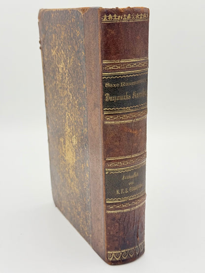 Danmarks Krønike. Af Saxe Runemester, Antikvarisk dansk bog. 3. Udgave. Fra 1873