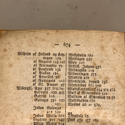 Karl Friedrich Becker's World History. Antiquarian Danish book from 1823.