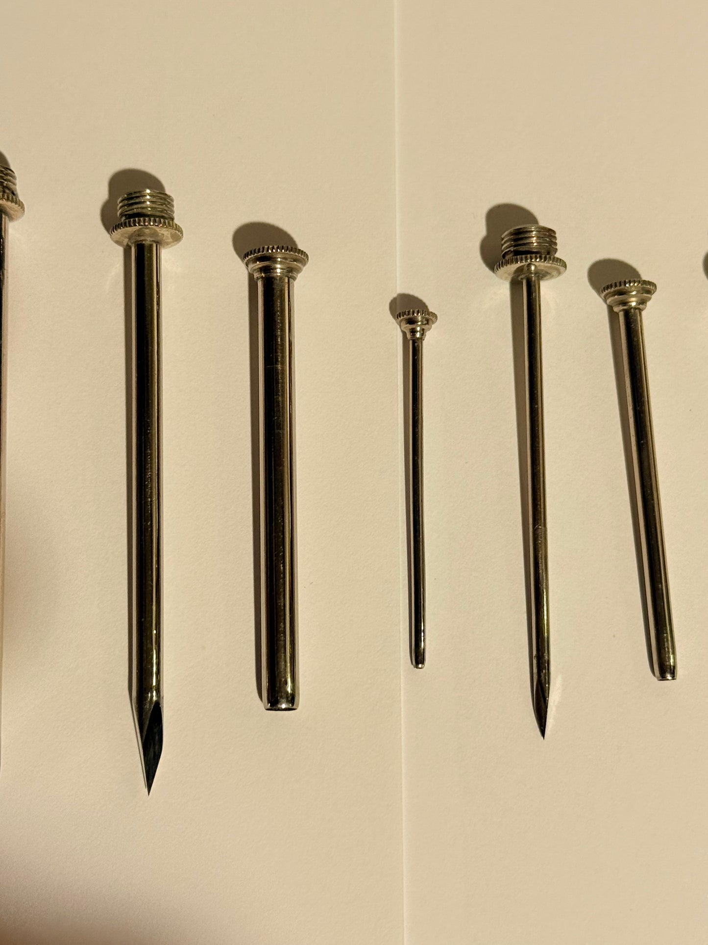 Ældre W.Kaiser Trokart. Kirurgisk instrument. Start/midt 1900 tallet.