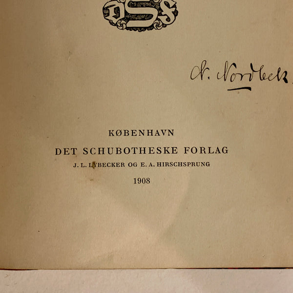 Henrik Pontoppidan. Den kongelige gæst . Antikvarisk bog. 1.Udgave. 1.Oplag. Fra 1908.