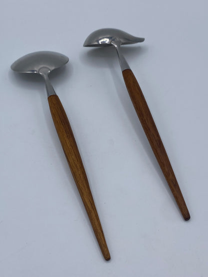 Thor Bjørklund & Sønner, vintage midcentury modern serveringssæt. Norge. 1960'erne