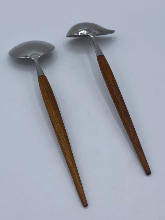 Thor Bjørklund & Sønner, vintage midcentury modern serveringssæt. Norge. 1960'erne
