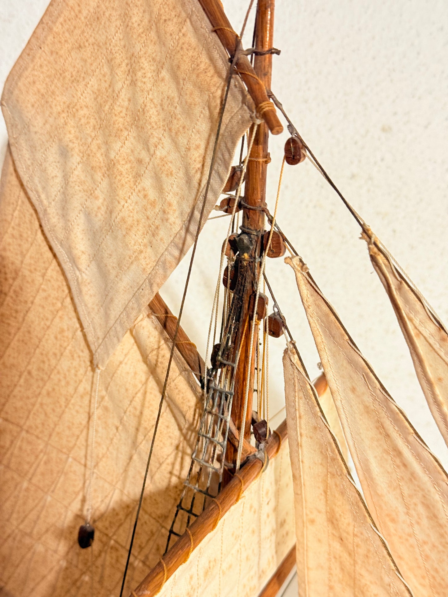 Antik håndbygget Modelskib af Marstal jagt, "Josina”.