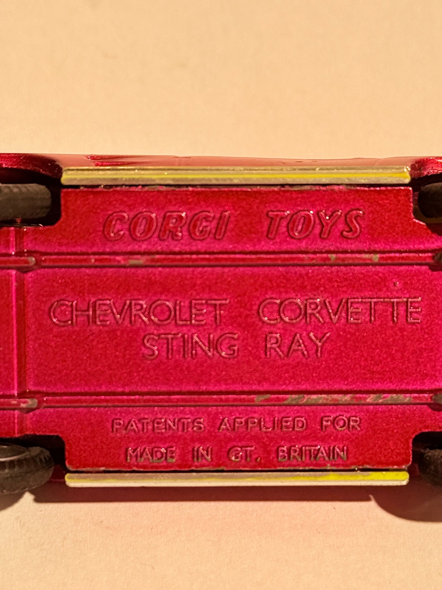 Corgi Chevrolet corvette stingray diecast legetøjsbil