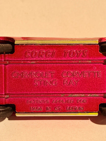Corgi Chevrolet corvette stingray diecast legetøjsbil