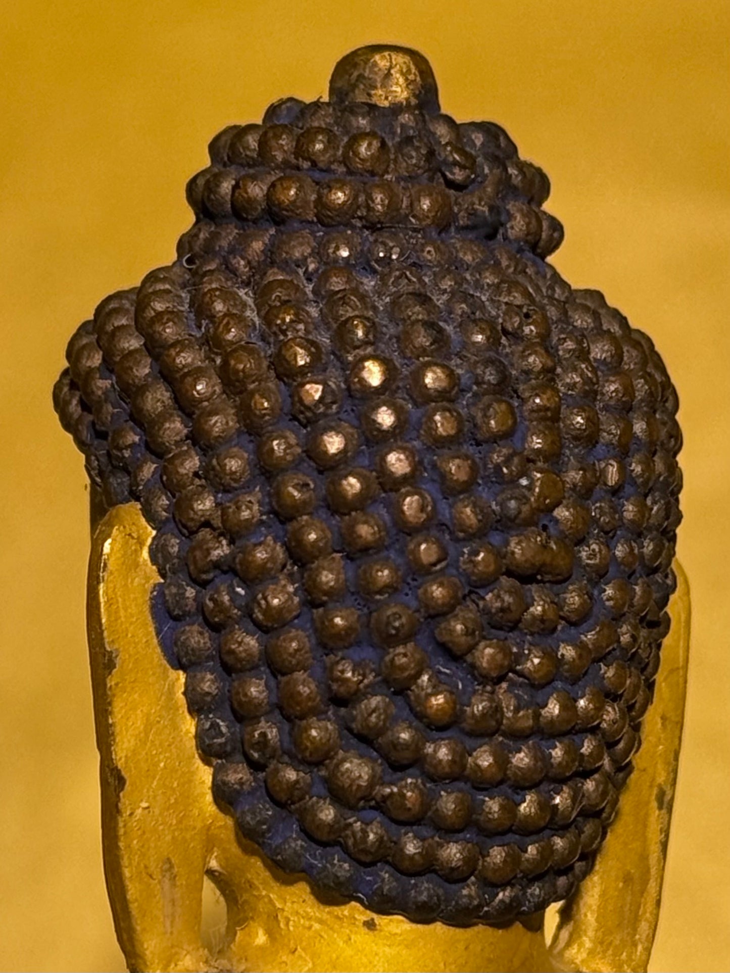 Forgyldt Amitabha Buddha i kobber og sterling sølv, fra 1900 tallet