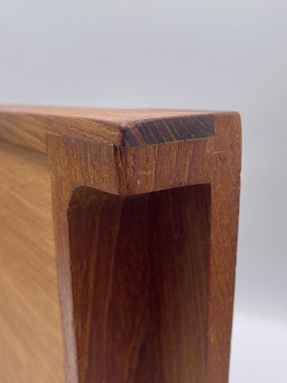Vintage Trip Trap serveringsbakke i teak. Dansk. 1980'erne