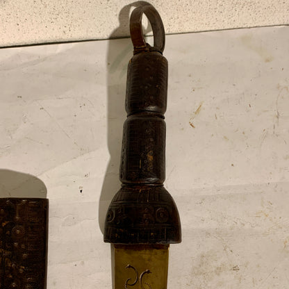 Ældre afrikansk Mandingo sværd, fra 1900 tallet.