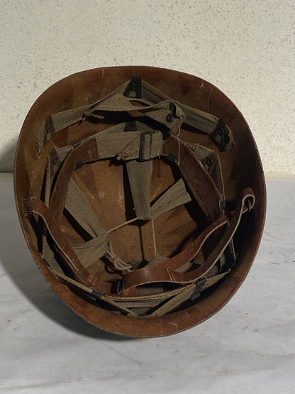 Dansk m/48 stålhjelm, tidlig fiber-type, start-1950'erne