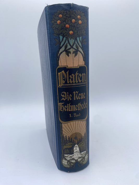 Die Neue Heilmethode. Af M. Platen. Bind 1. Antikvarisk tysk bog. Fra 1902