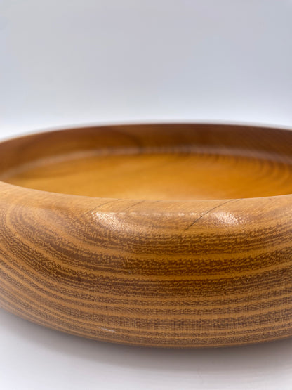 Vintage Danish design fad i Morbær træ. 1979. Signeret