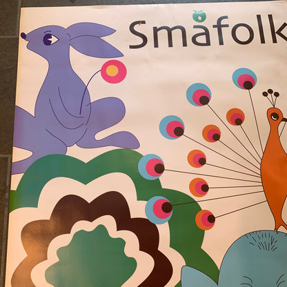 Små folk, dansk bogudgivelses plakat.