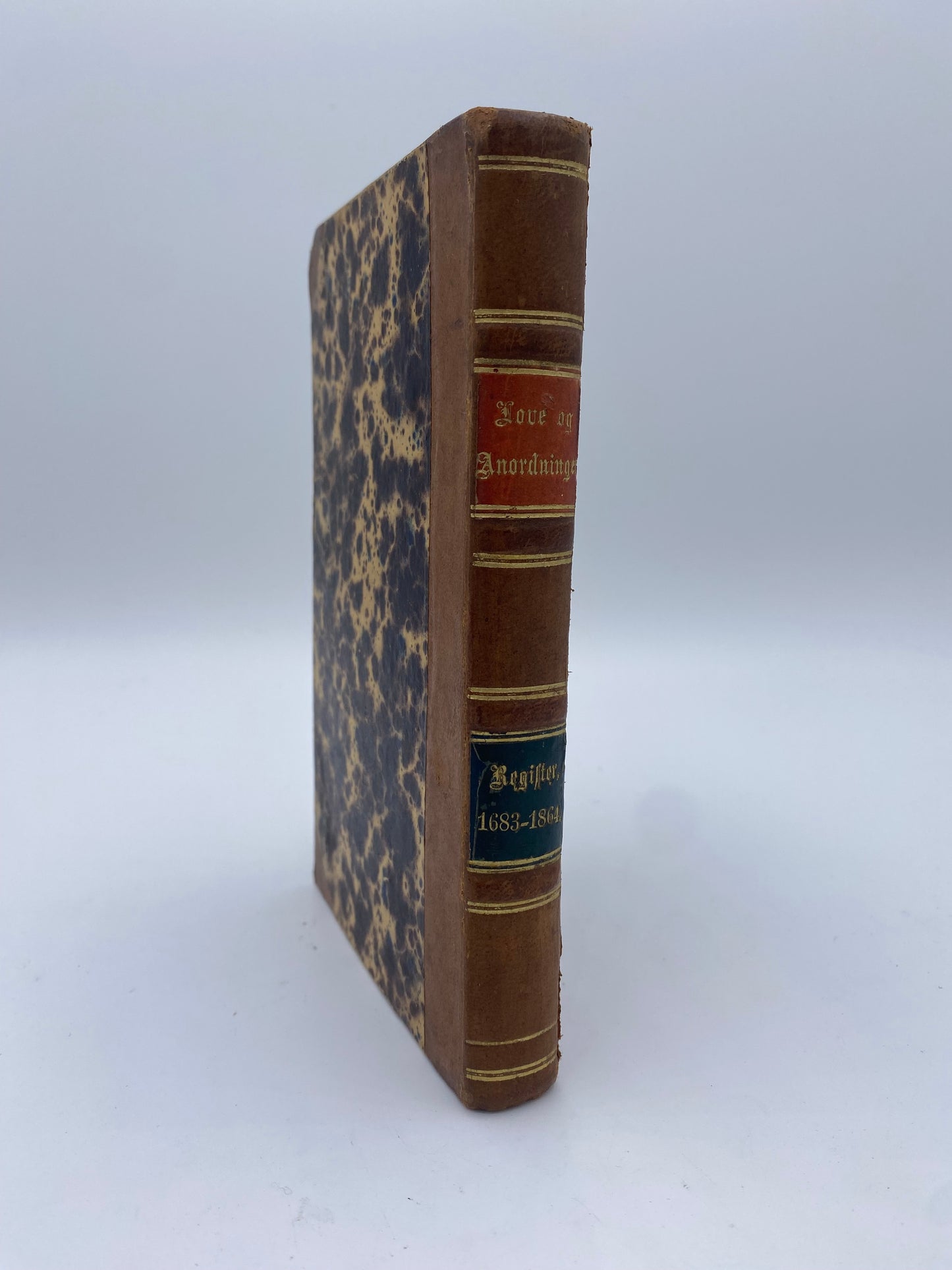 Samling af Love og Anordninger m. m. Antikvarisk dansk bog. 1. Udgave. 1. Oplag. Fra 1866