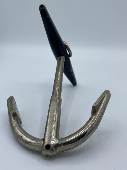 Vintage Mid-Century Maritimt Skrivebordsanker / Brevpresser. Tyskland. Ca. 1950–1970