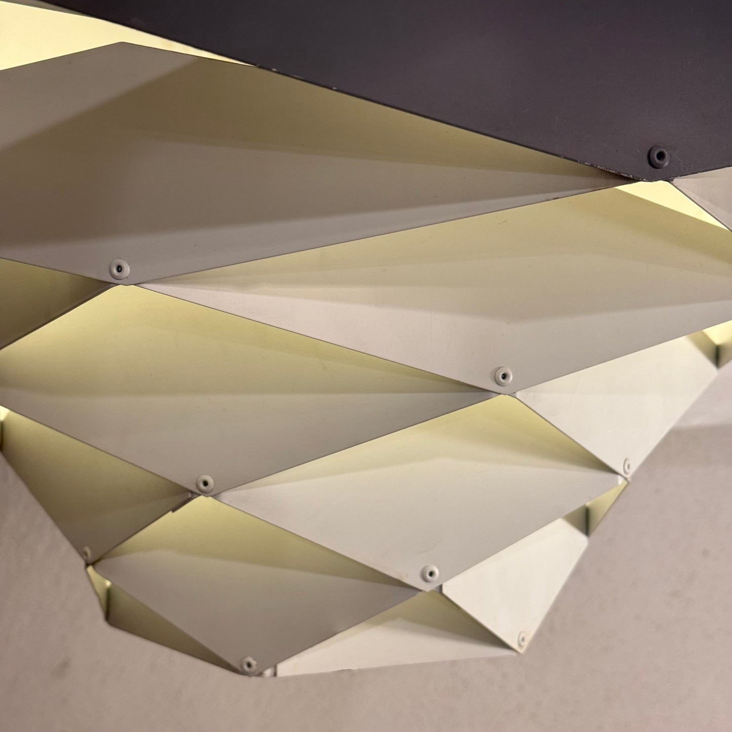 Preben Dal, large Symfoni ceiling lamp for H.Følsgaard. From the 1960s.