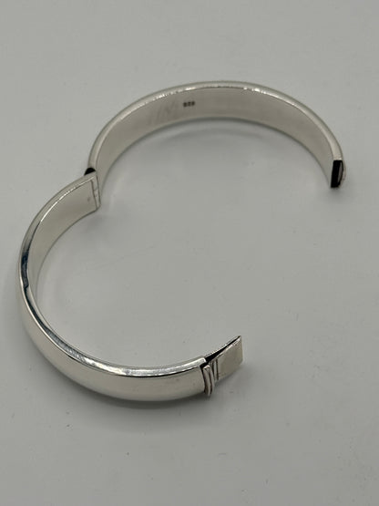 Vintage modernistisk oval Sterlingsølv armring. Fra 1980érne
