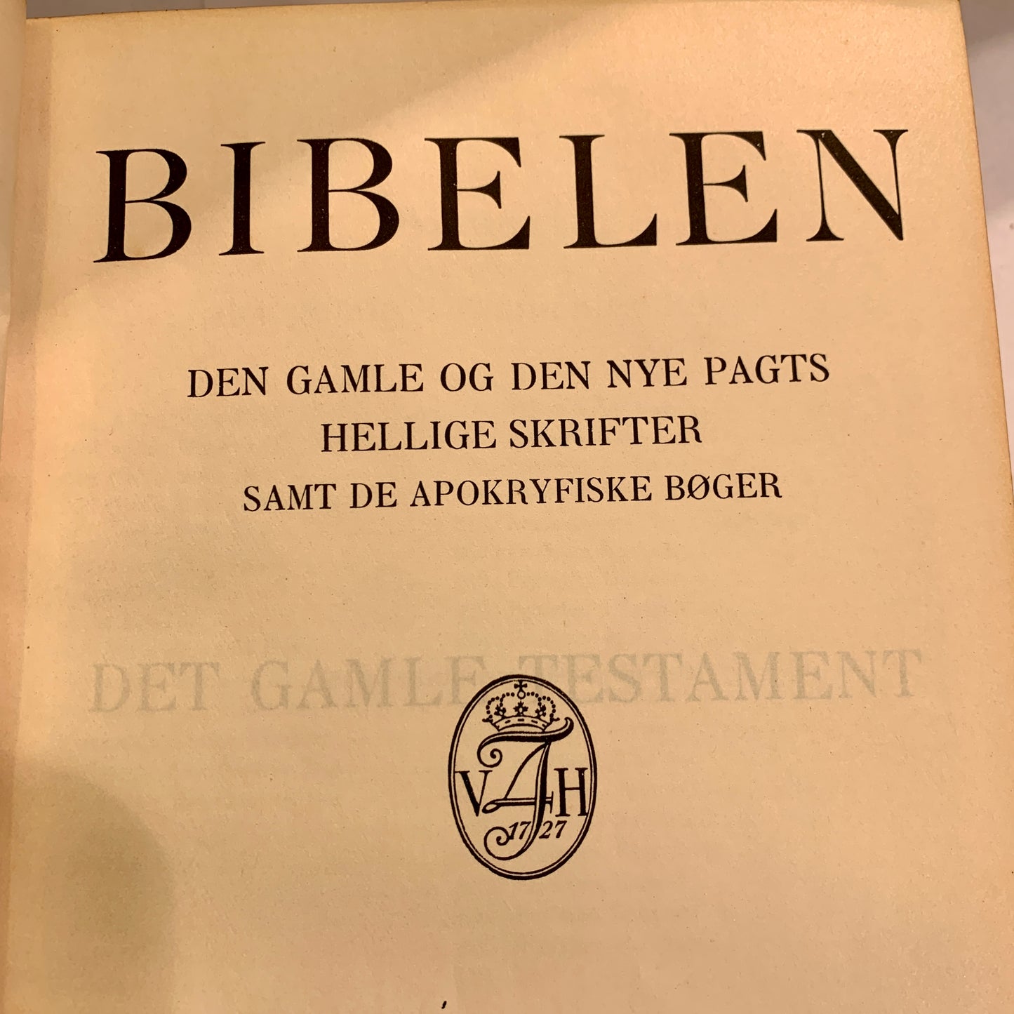 Bridal Bible, antiquarian Danish book from 1912.