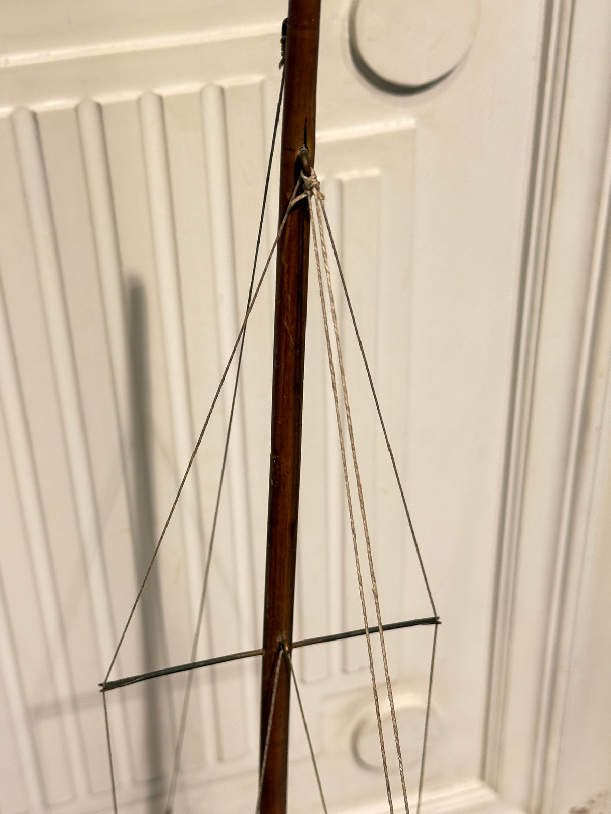 Antik håndbygget Pond Yacht Model. Danmark. Fra 1920érne