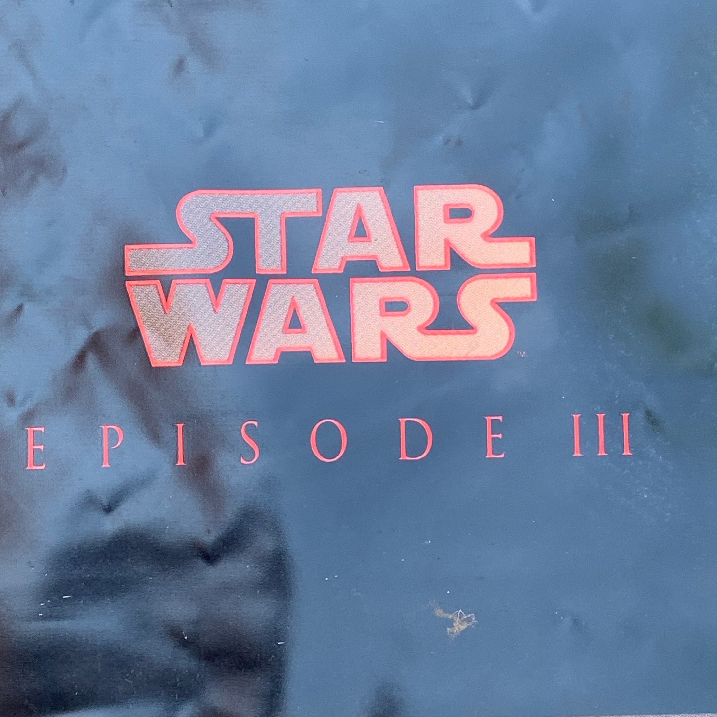 Original large STAR WARS Episode 3 premiere cinema banner poster.