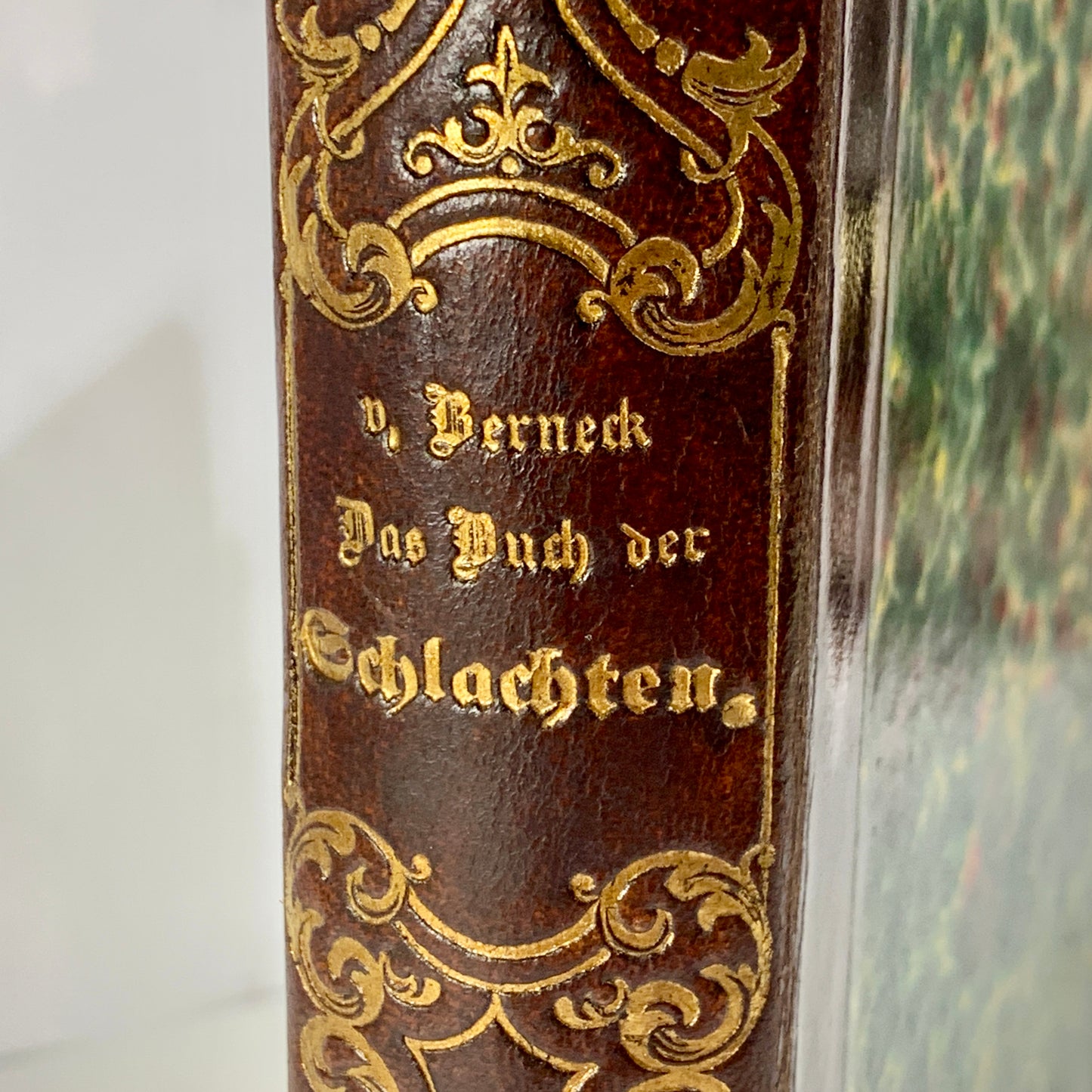 Carl Gustav von Berneck, Das Buch der Schlachten, 1. Udgave, fra 1856. Antikvarisk tysk bog.