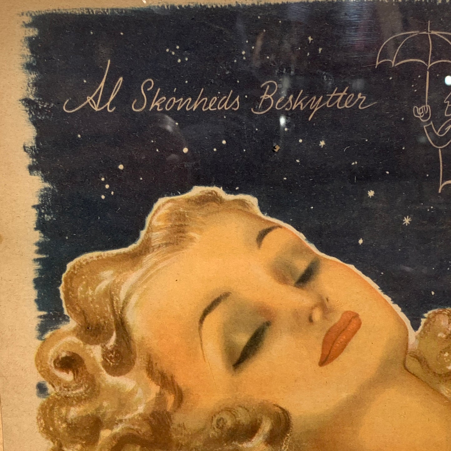 Original Fajaco Glycerin reklame, fra 1940. Indrammet.