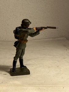 Lineol Dansk soldat gevær skydende, fra 1930érne.