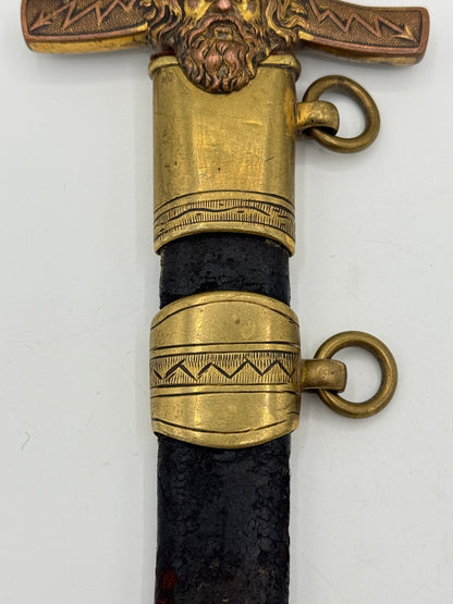 Dansk “Maske” Dolk M/1870. Sjælden