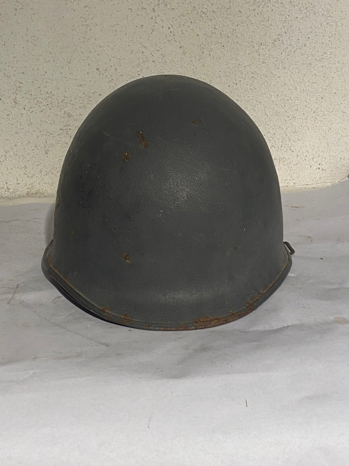 Dansk m/48 stålhjelm, tidlig fiber-type, start-1950'erne