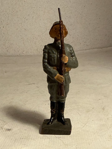 Lineol Dansk soldat stående vagt, fra 1930érne.
