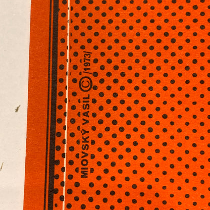 Vintage tjekkisk “Valdez is coming” filmplakat, fra 1973.