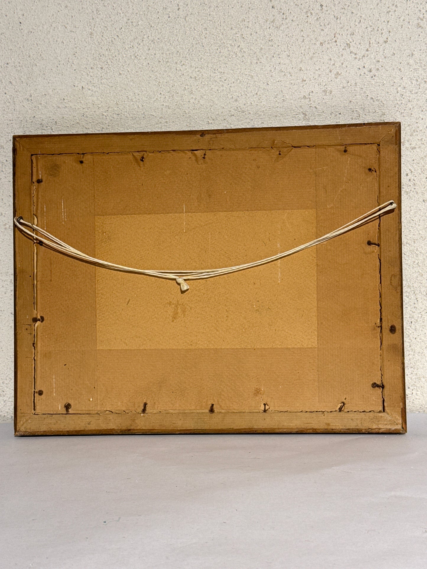 Anker Schouw Lundberg (f.1896-), koloreret radering af Aalborg kloster. Fra 1925